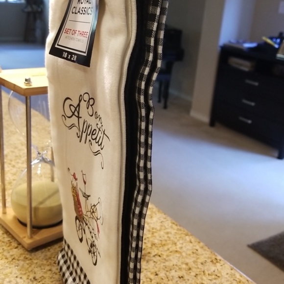 Set of 3 French / Italian kitchen towels - Picture 3 of 5